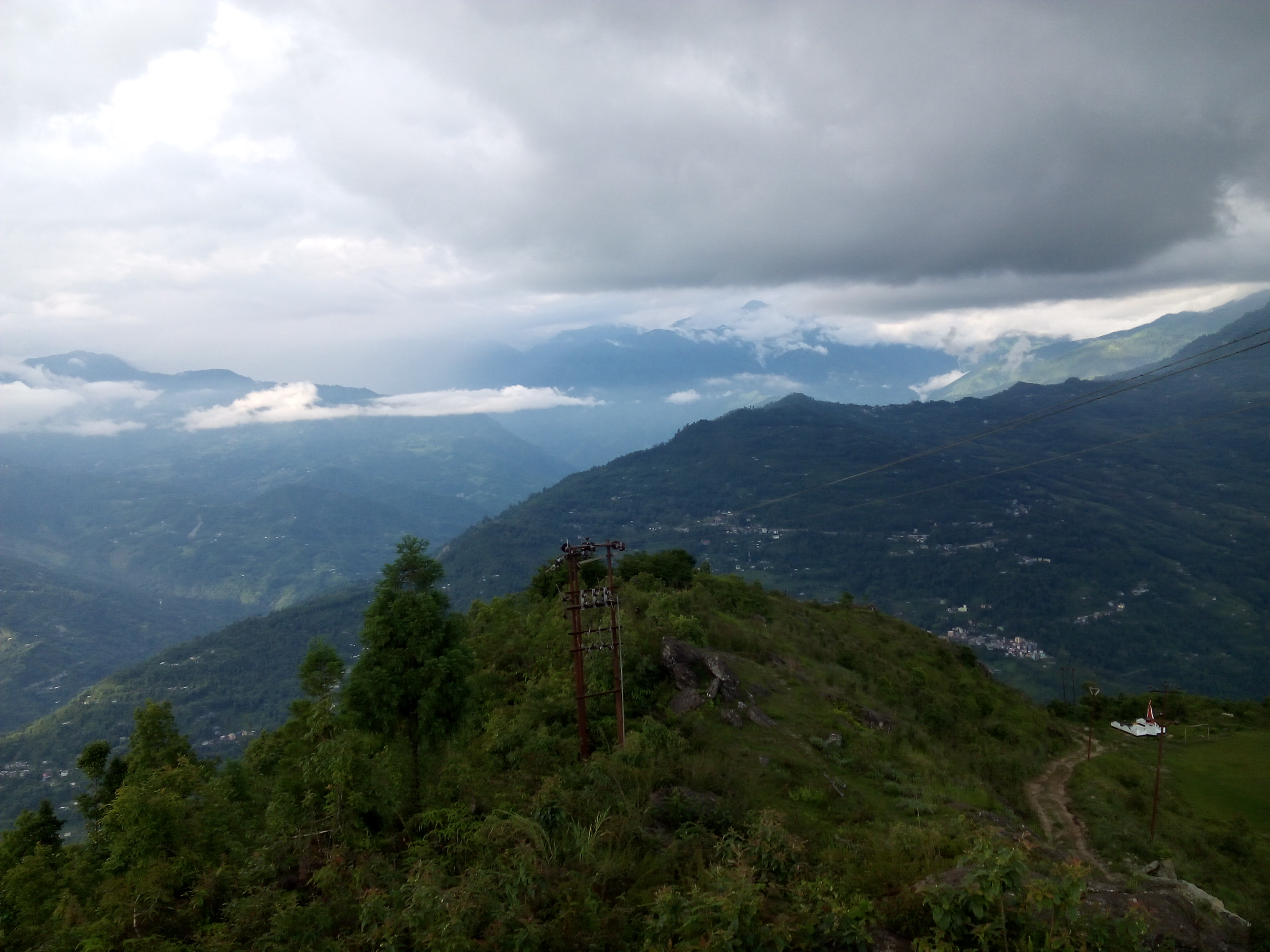 View of tourist accommodations near Pedong