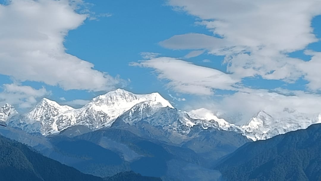 Kanchenjunga Mountain Range from Pelling